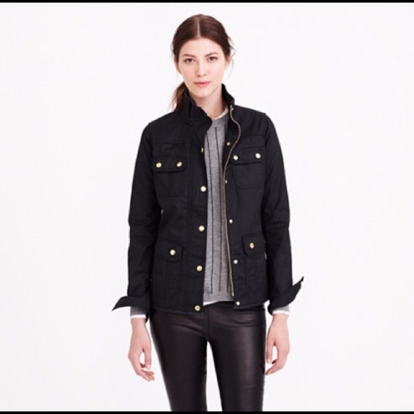 JCrew Downtown Field Jacket in Black - Picture 4 of 4